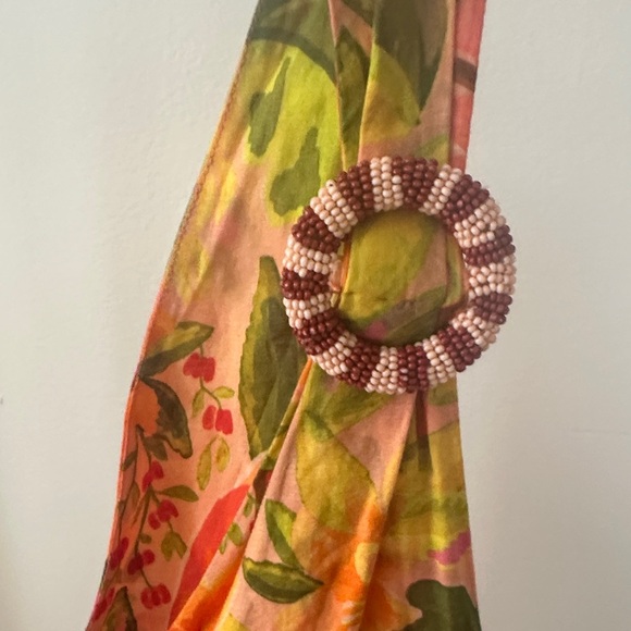 Floral Multicolor Maxi Dress -Farm Rio - Picture 3 of 4